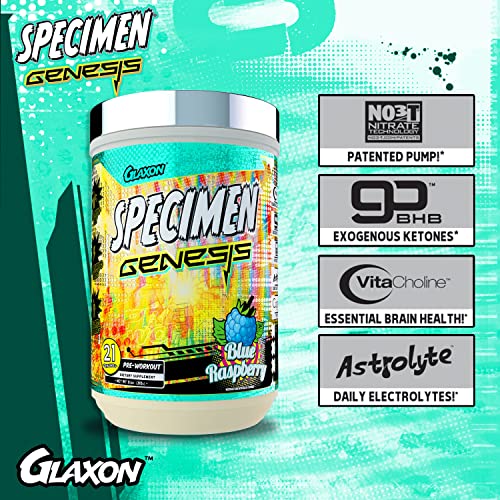 Specimen Full Spectrum High Stimulant Pre-Workout Powder | Supercharged Energy Glaxon Au supplements