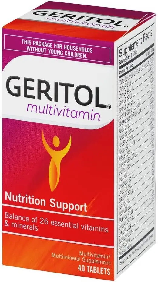 Geritol Complete Tablets 100 Tablets (Pack of 4) Geritol Au supplements