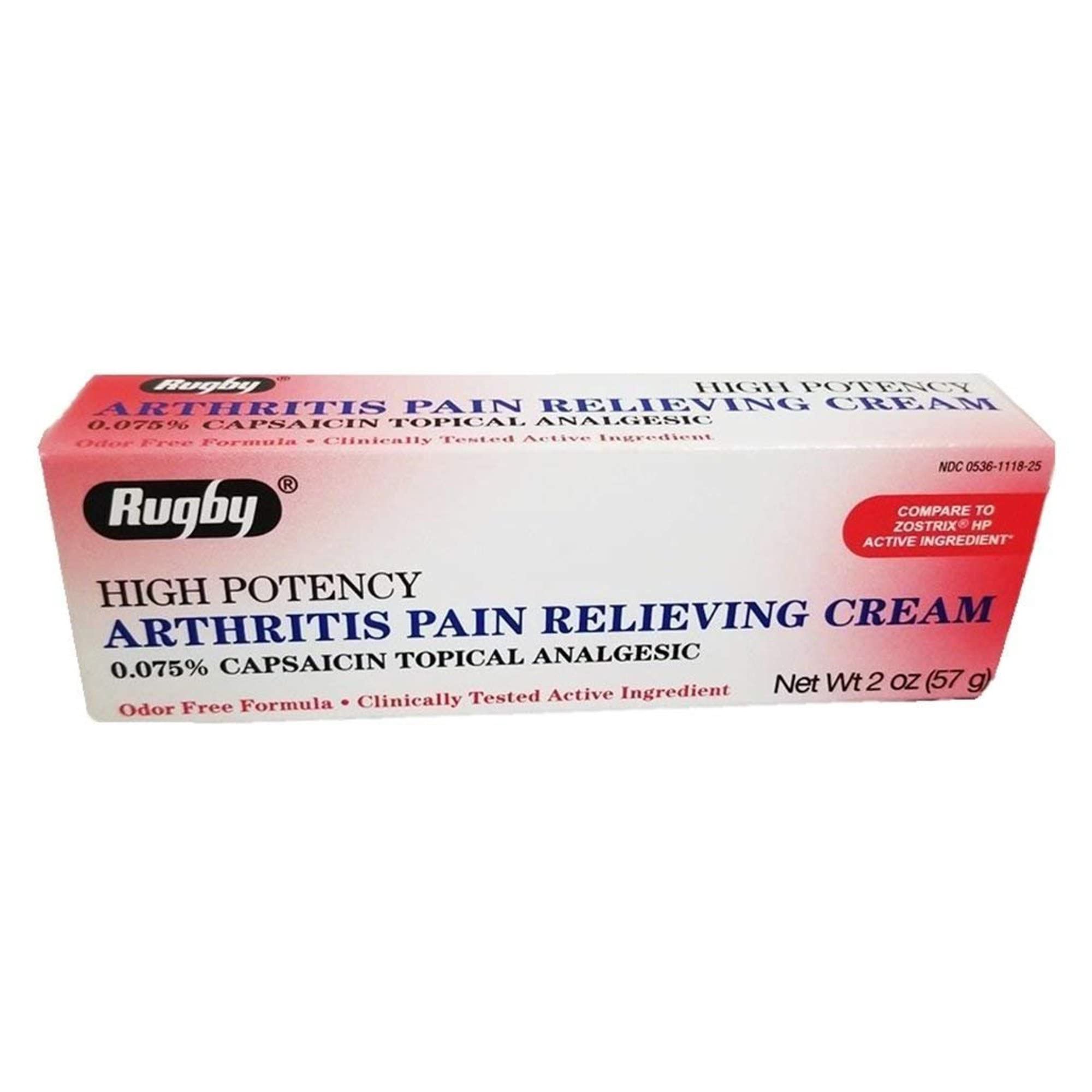 Rugby High Potency Arthritis Pain Relieving Cream, 2 oz Each (Pack of 6) Aus Healthcare Au supplements