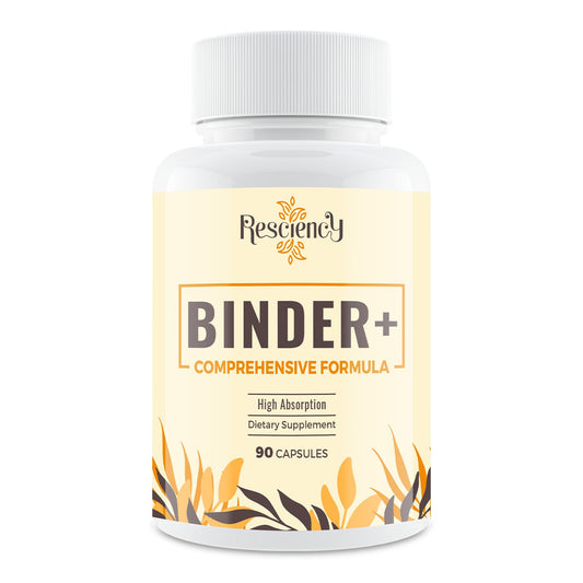 Resciency Detox Binder Supplement – Activated Charcoal, Zeolite, Bentonite Clay, Milk Thistle, Proprietary Blends - Liver & Gut, Max Absorption, 90 Vegan Capsules ResciencyUS supplements