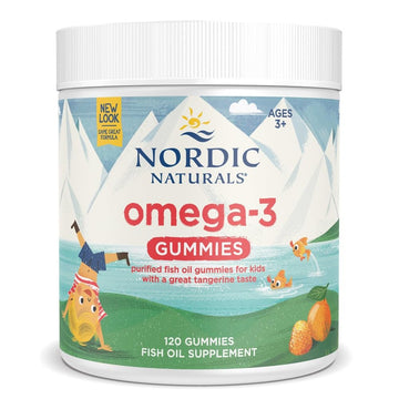 Nordic Naturals Nordic Omega-3 Gummies, Tangerine - 120 Gummies - 82 mg Total Omega-3s with EPA & DHA - Non-GMO - 60 Servings Nordic Naturals Au supplements
