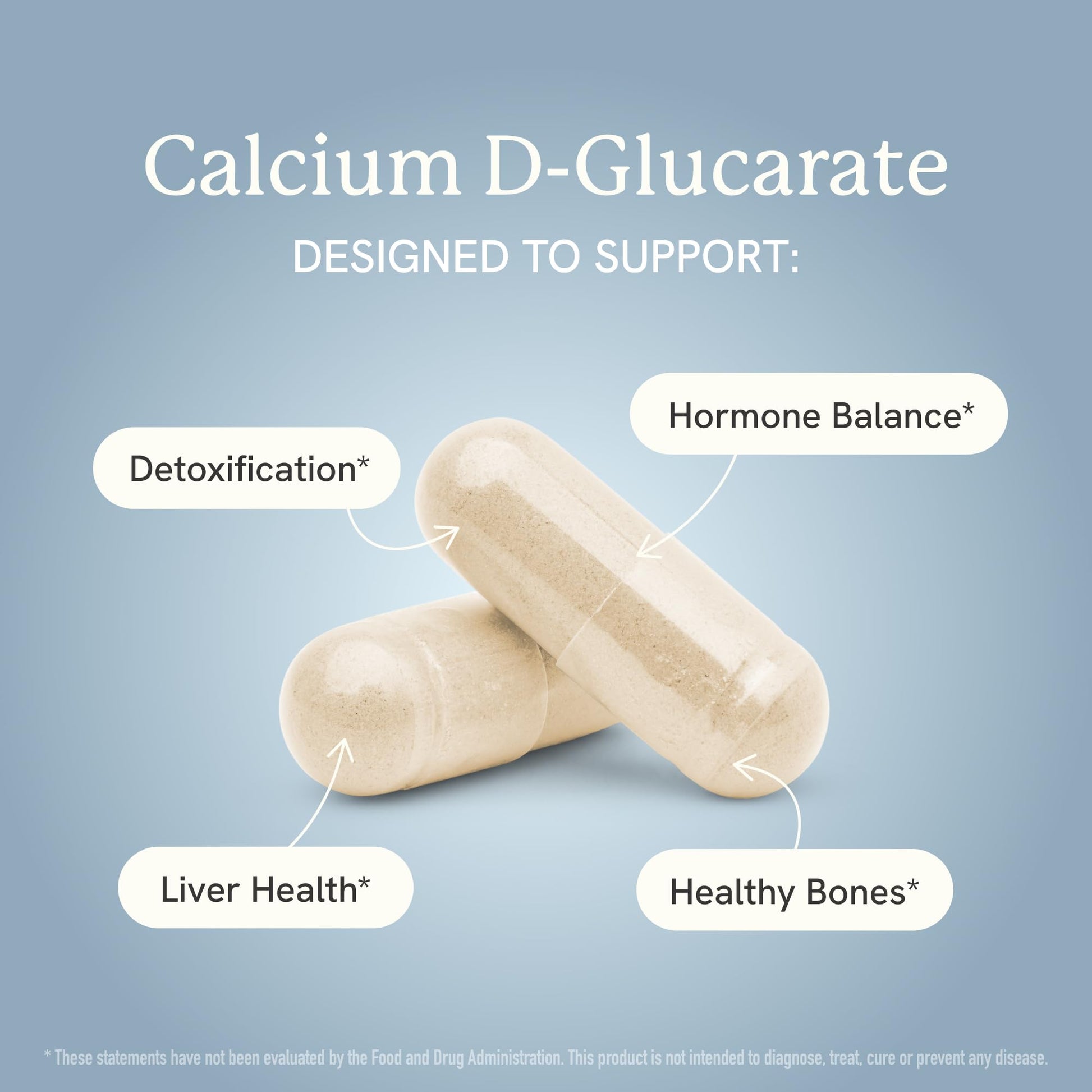 Calcium D-Glucarate | 500MG | CDG for Liver Detox and Cleanse, Hormone Balance, and Menopause Support | Calcium Supplement | Vegan, Non-GMO, Third-Party Tested | 90 Capsules (3-Month Supply) SMNutrition Au supplements