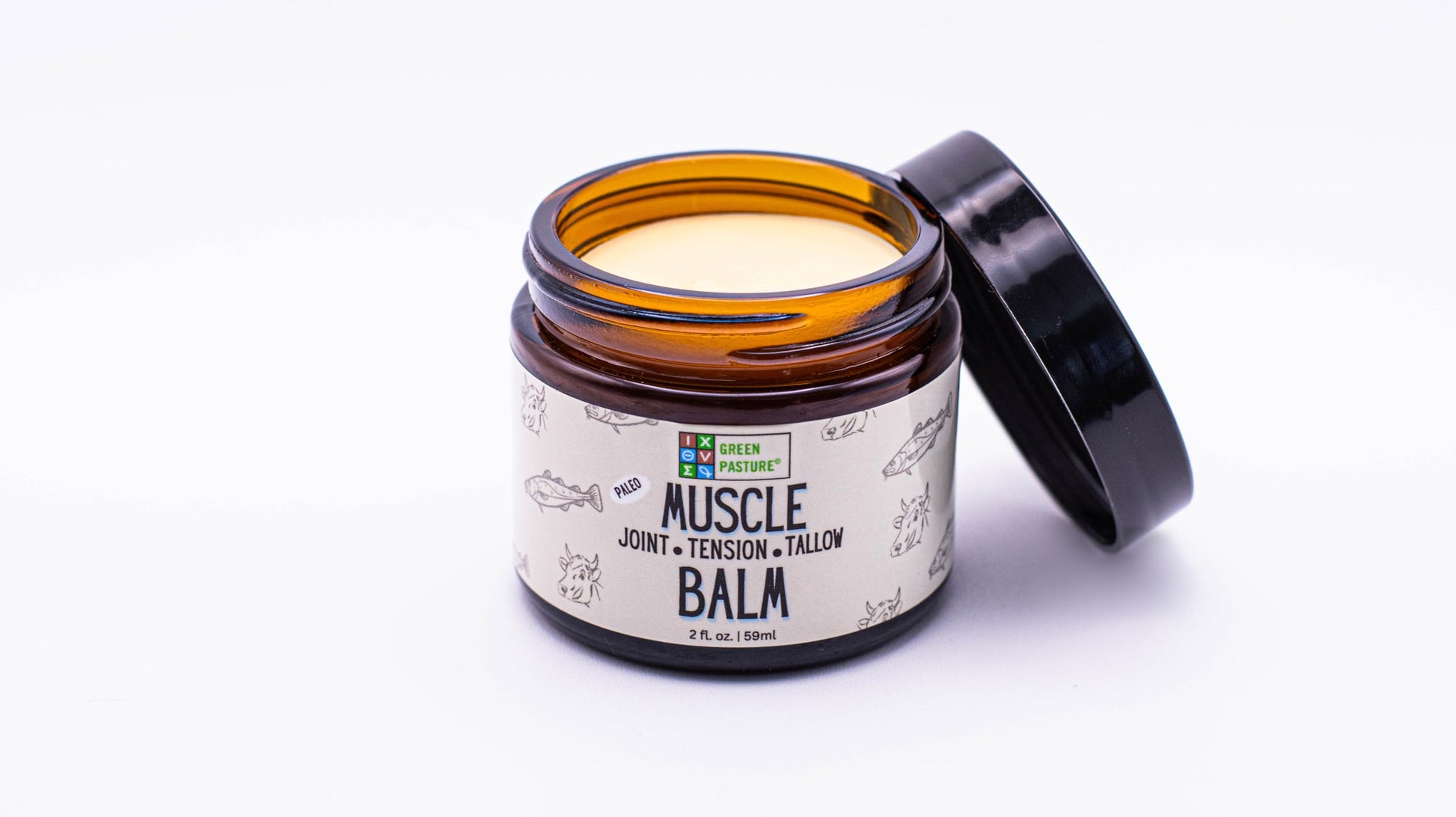 Green Pasture Muscle Balm (Muscle Balm, 2, Fl Oz), Cream Green Pasture Au supplements