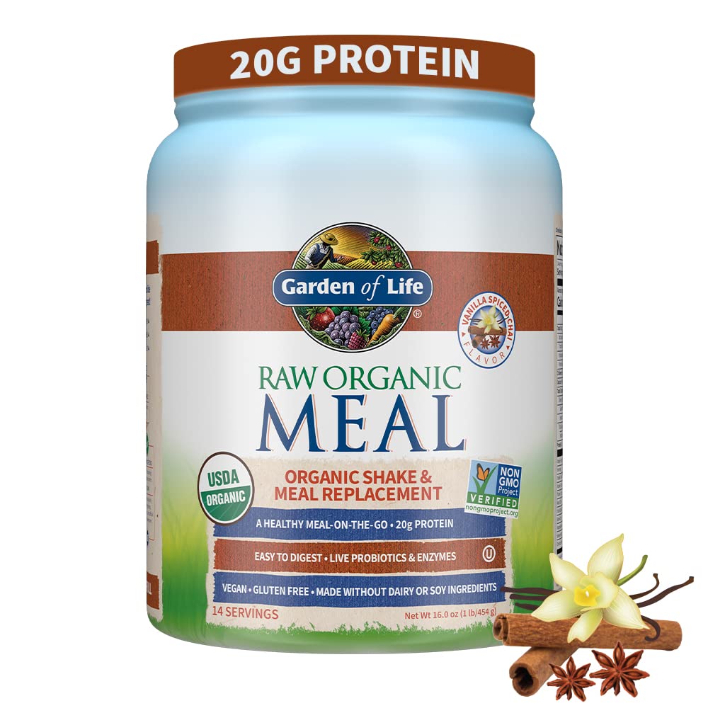Garden of Life Meal Replacement Vanilla Chai Powder, 14 Servings Garden of Life Au supplements