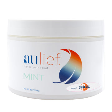 China-Gel Aulief Pain Relief Cream Arthritis & Muscle Rub for Sore Muscles & Joint Pain, Neck, Knee & Back Aches, Premium Mint Green Topical Gel, 8 oz Jar China-Gel Au supplements