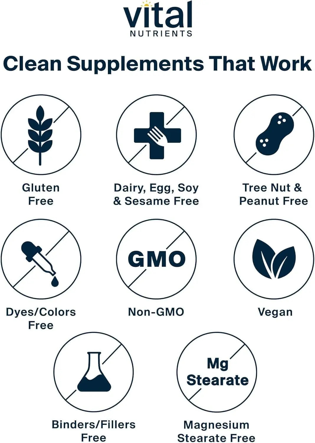 Vital Nutrients Once Daily Multivitamin | Vegan Multi for Women & Men | Allergen-Free | 19 Essential Vitamins + Antioxidants for Eye and Heart Health | Vital Nutrients Au supplements