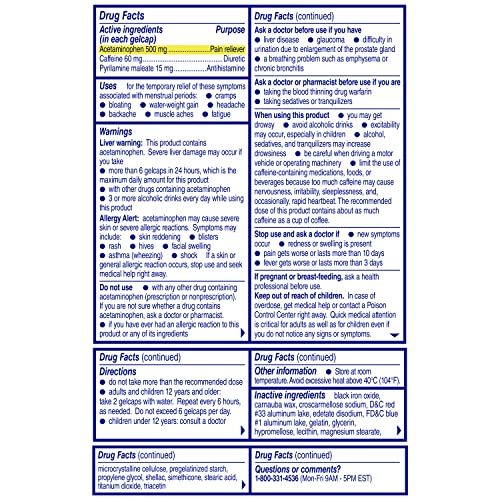 Midol Complete Gelcaps 24ct: Midol Complete Menstrual Pain Relief Gelcaps with Acetaminophen Midol Au supplements