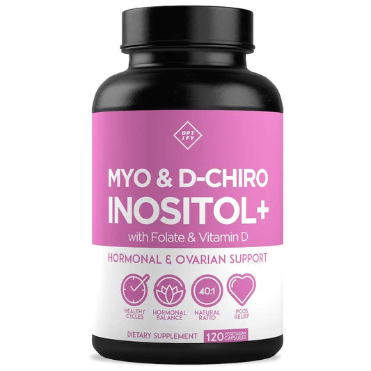 Premium Inositol Supplement - Myo-Inositol and D-Chiro Inositol Plus Folate and Vitamin OptifyAU supplements