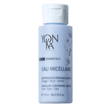 Yonka Eau Micellaire Travel Size | Micellar Water and Cleansing Makeup Remover | Gentle Face Wash with Rose and Chamomile to Remove Impurities and Hydrate | Paraben-Free | 2.53 fl oz Yonka Au supplements