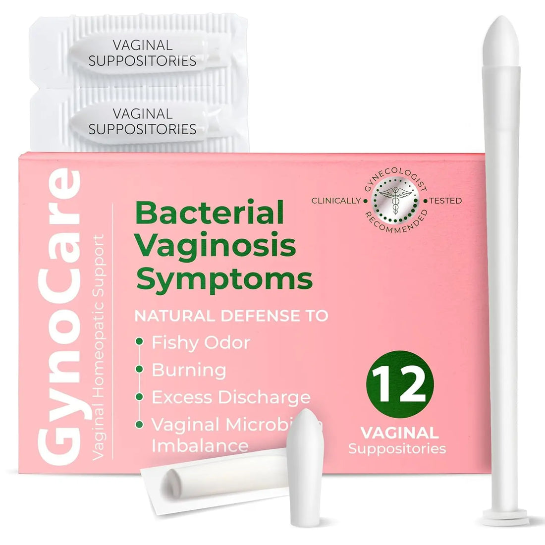 Bacterial Vaginosis Treatment | BV Treatment For Women | Boric Acid Suppositories For Women | Natural Homeopathic for Odor, Itching, Discharge, BV, and Vaginal Microbiota Imbalance | 12 Suppositories Terramed Just Think Comfort uk supplements
