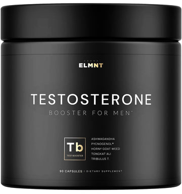 21,800mg Testosterone Booster for Men 8X Strength w. Ashwagandha, Tongkat Ali, Pycnogenol, Tribulus - Total T Male Enhancing Test Booster + Muscle Builder Workout Testosterone Supplement for Men TERRA ELMNT Au supplements
