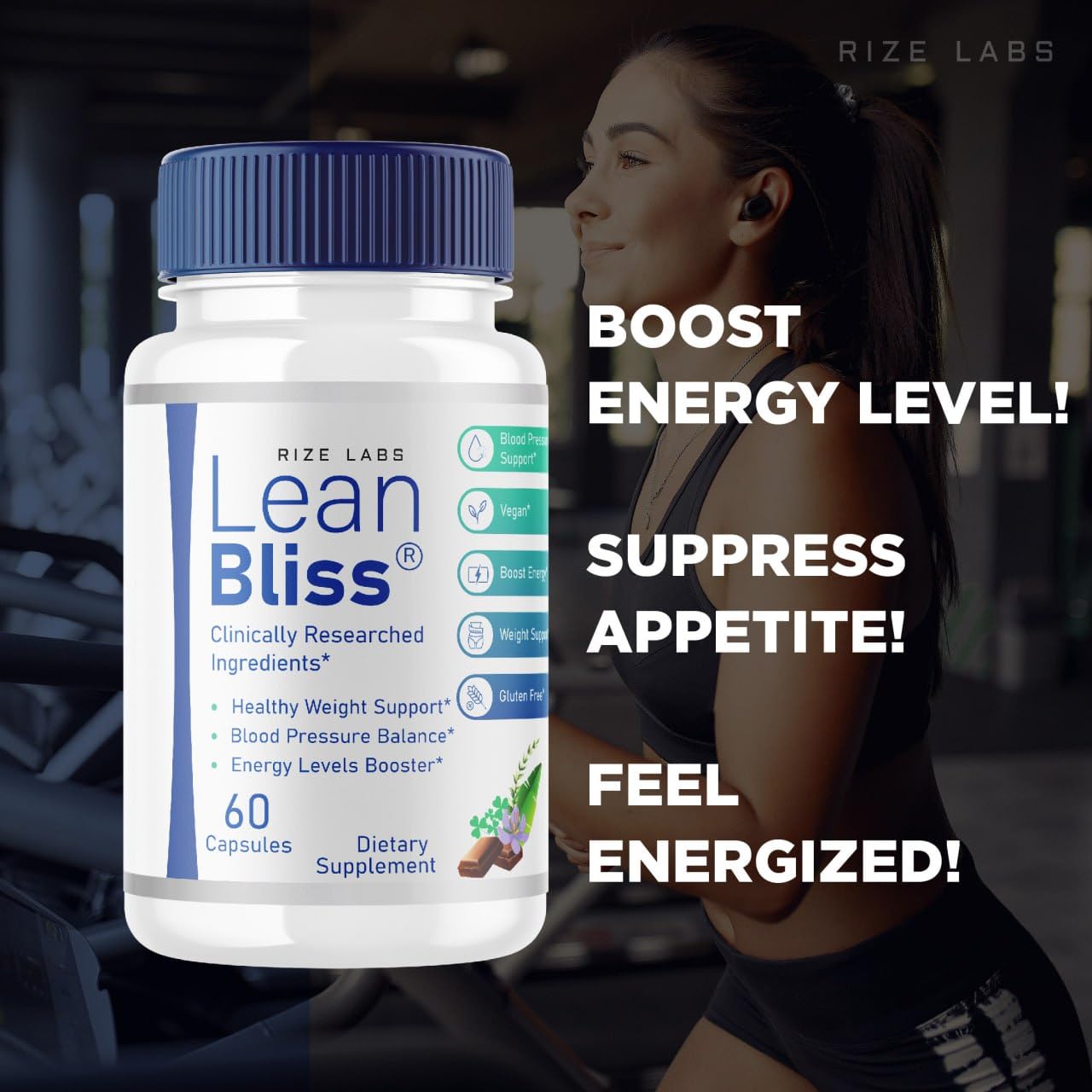 (3 Pack) Lean Bliss Weight Loss Pills, Lean Bliss Fat Burning Formula, LeanBliss Advanced rize labs Au supplements