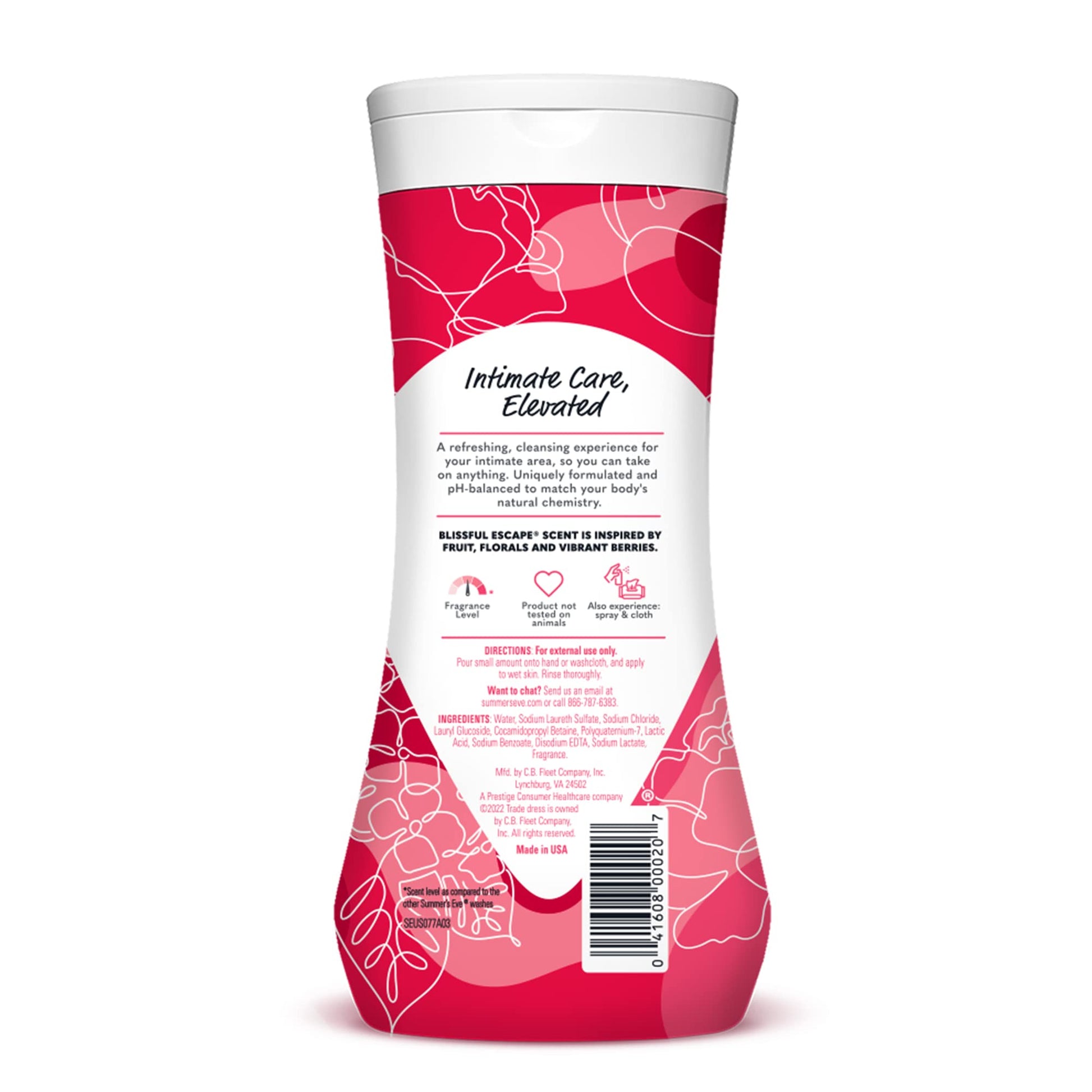 Summer's Eve Blissful Escape Daily Refreshing All Over Feminine Body Wash, Removes Odor Summer's Eve Au supplements