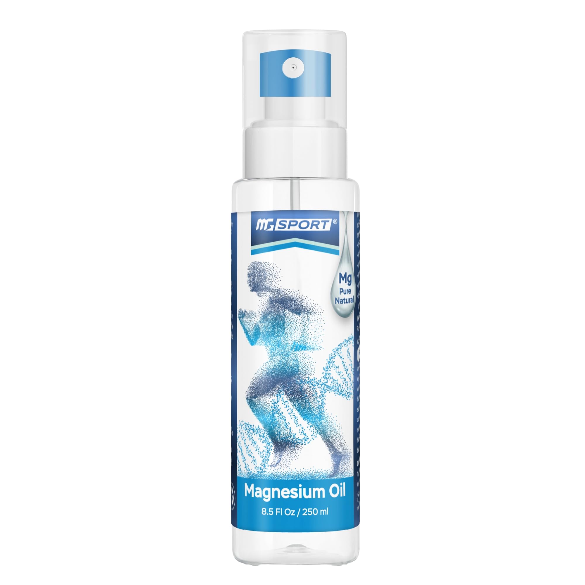 High Absorption Pure Magnesium Oil Spray – 250 ml – 100% Pure Magnesium Chloride MGSPORT Au supplements