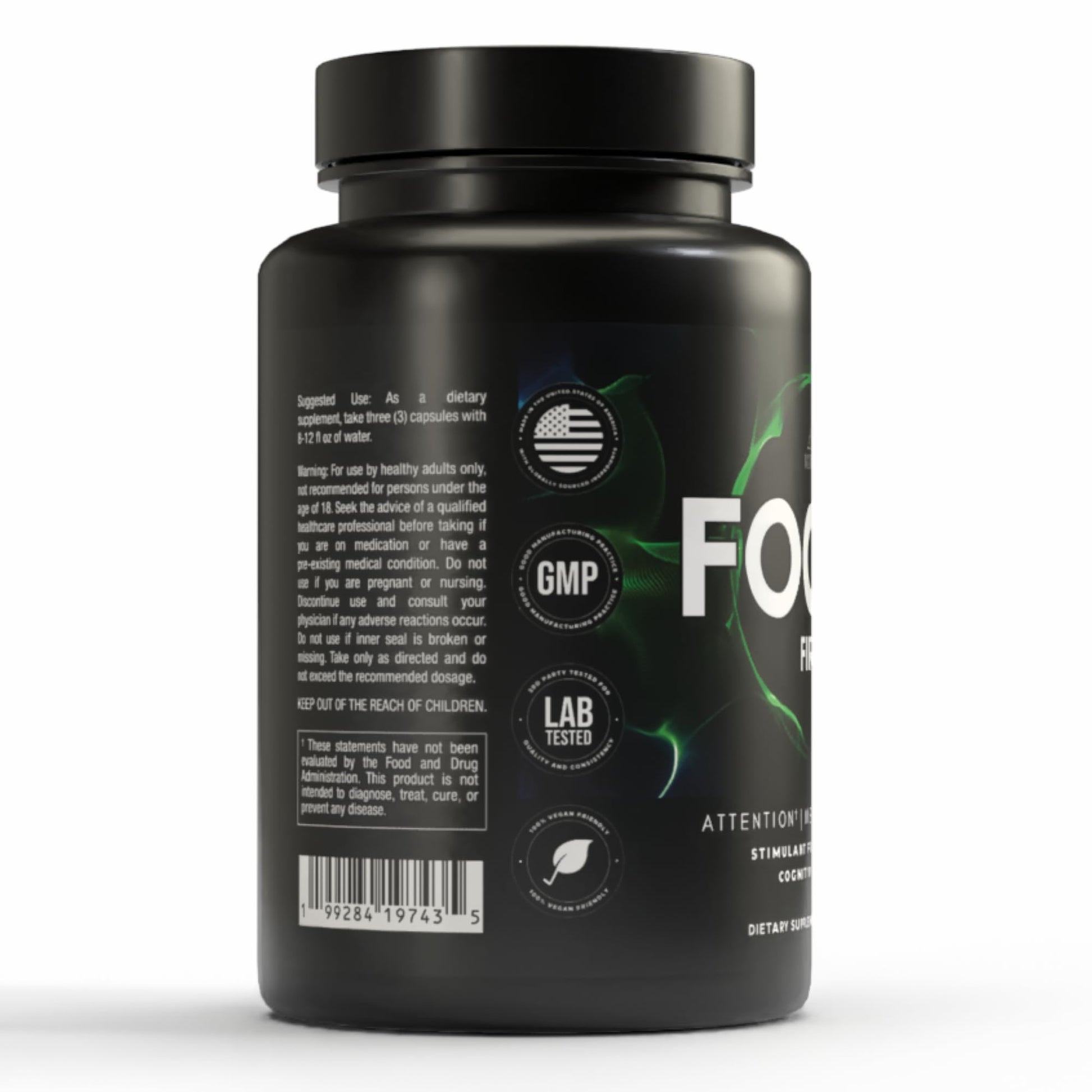 VITARA Focus First– Calm, Clear, Mental Focus Nootropic | Brain Support with Alpha GPC, Lion's Mane, GABA & Ginkgo Biloba VITARA Au supplements