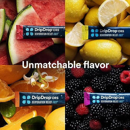 DripDrop Hydration - Electrolyte Powder Packets - Watermelon, Berry, Orange, Lemon DripDrop Au supplements