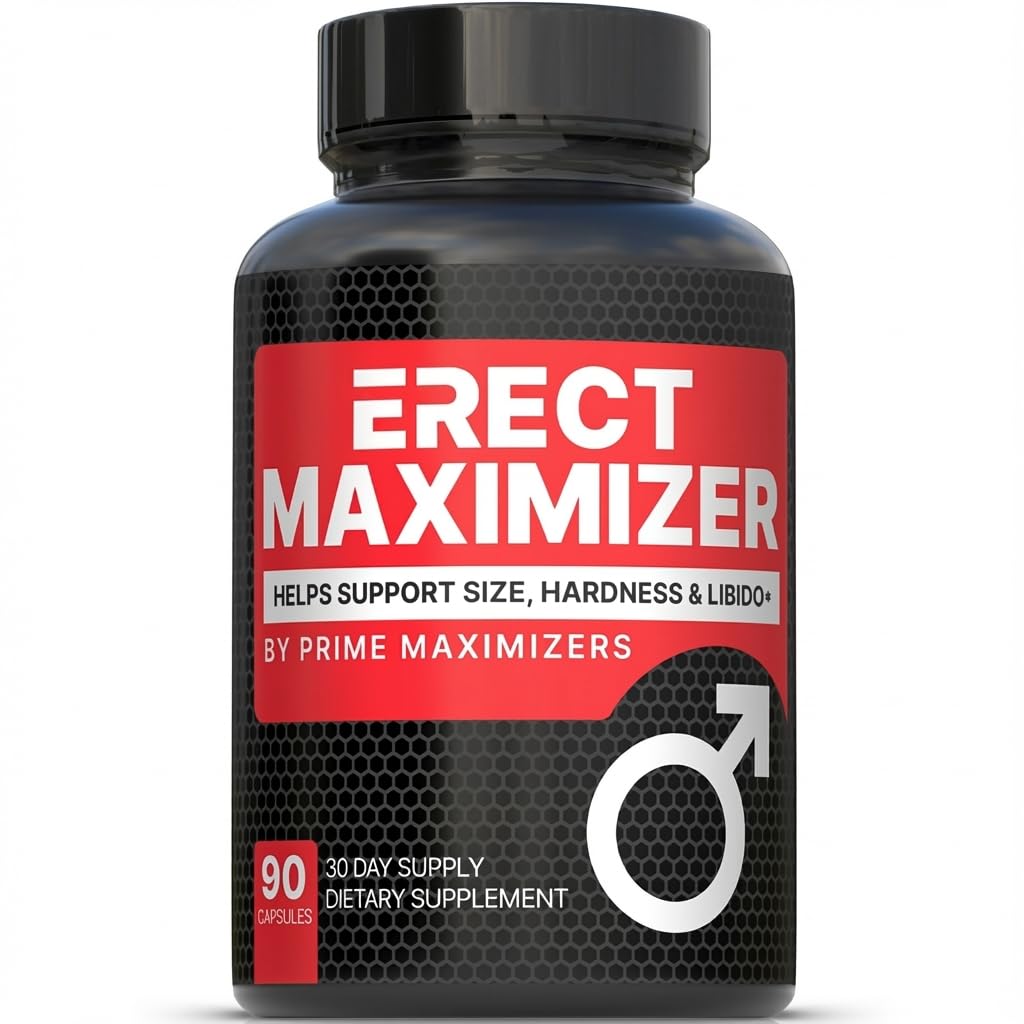 Premium Male Enhancement | Rapid Acting Blood Flow Support | Bigger, Rock Hard, Longer | 9 in 1 Intimacy Complex to Restore Confidence, California Manufactured, 3rd Party Tested – 90 Caps PRIME MAXIMIZERS Au supplements