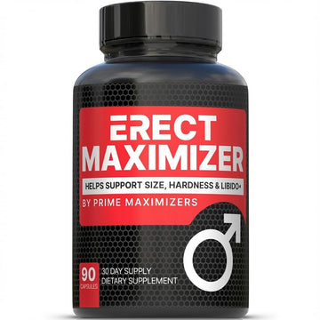 Premium Male Enhancement | Rapid Acting Blood Flow Support | Bigger, Rock Hard, Longer | 9 in 1 Intimacy Complex to Restore Confidence, California Manufactured, 3rd Party Tested – 90 Caps PRIME MAXIMIZERS Au supplements