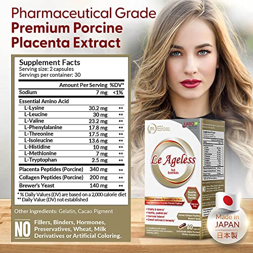 LABO Nutrition Le Ageless – Placenta Cell Rejuvenating Therapy from Japan – Enhanced with Collagen LABO Nutrition Au supplements