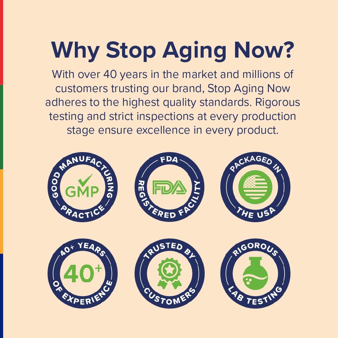 Stop Aging Now - Dynamic Man - Complex Supplement - 30 Vegetarian Capsules Stop Aging Now Au supplements