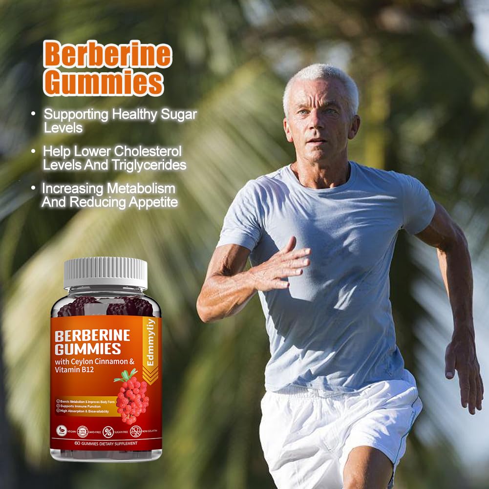 Berberine Gummies 1600mg with Ceylon Cinnamon Sugar Free High Potency Berberine Edmmyliy Au supplements