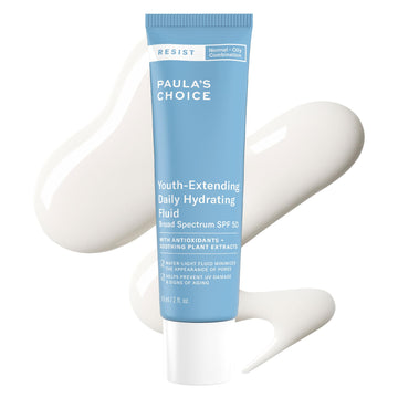 Paula's Choice RESIST Daily Hydrating Fluid Face Moisturizer with SPF 50 Sunscreen, Face Sunscreen for Oily Skin, Chamomile & Vitamin E, UVA/UVB Protection, Fragrance-Free, TSA Friendly, 2 Fl Oz Paula's Choice Au supplements