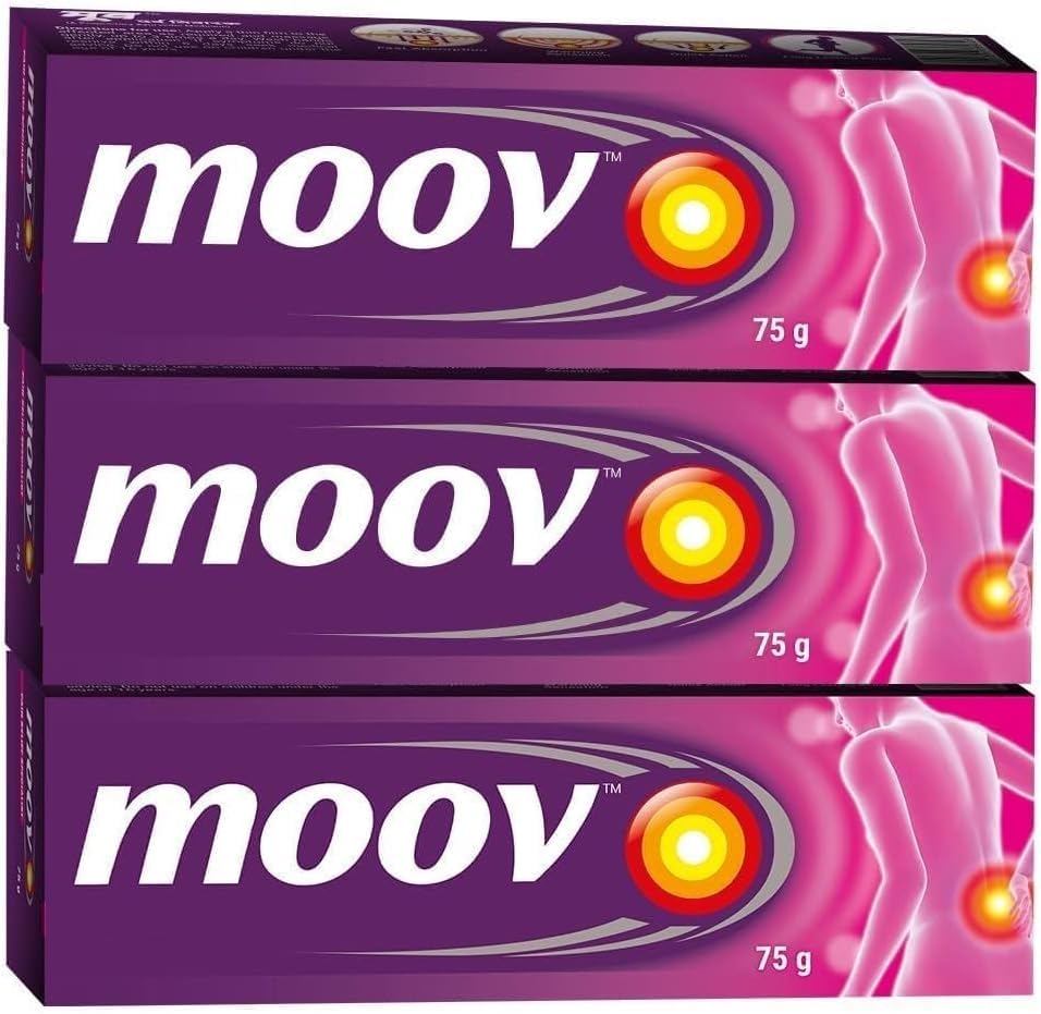 Moo Fast Quick Cream - 75g Pack of 3 | Suitable for Back, Muscle, Joint, Knee | Suitable for Sports & Gym Related Generic Au supplements