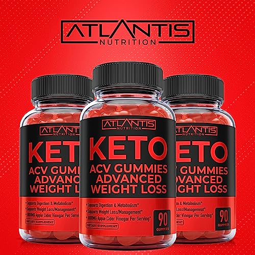 Keto ACV Gummies for Weight Loss - Supports Digestion, Advanced Weight Loss, Detox Atlantis Nutrition Au supplements
