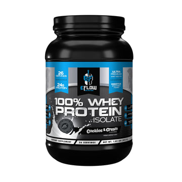 eFlow Nutrition 100% Whey Protein Isolate - Lactose-Free Digestive Enzymes Added eFlow Nutrition Au supplements