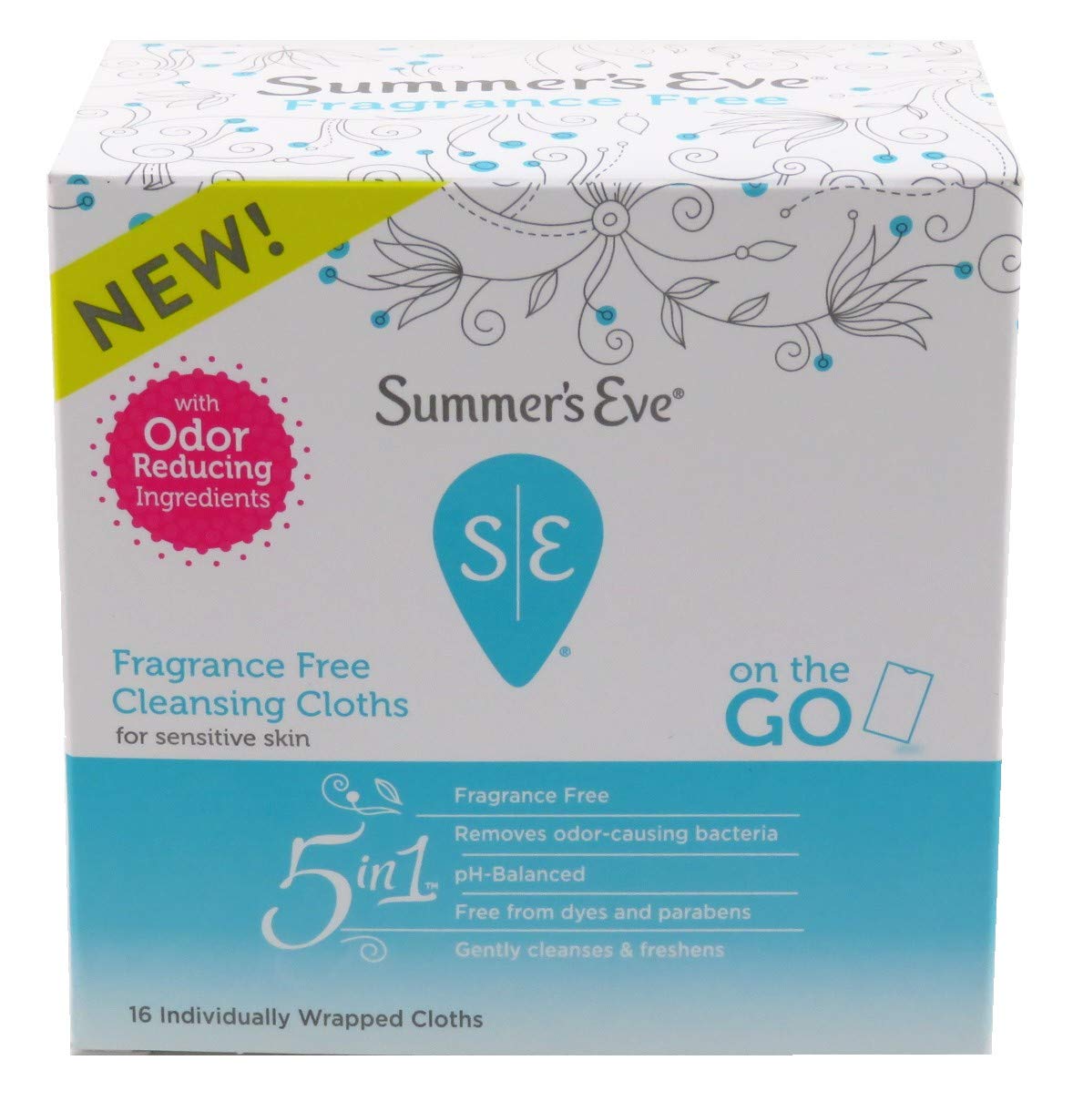 Summer’s Eve Fragrance Free Gentle Daily Feminine Wipes, Removes Odor, pH balanced, 16 Count, (Pack of 3) Summer's Eve Au supplements