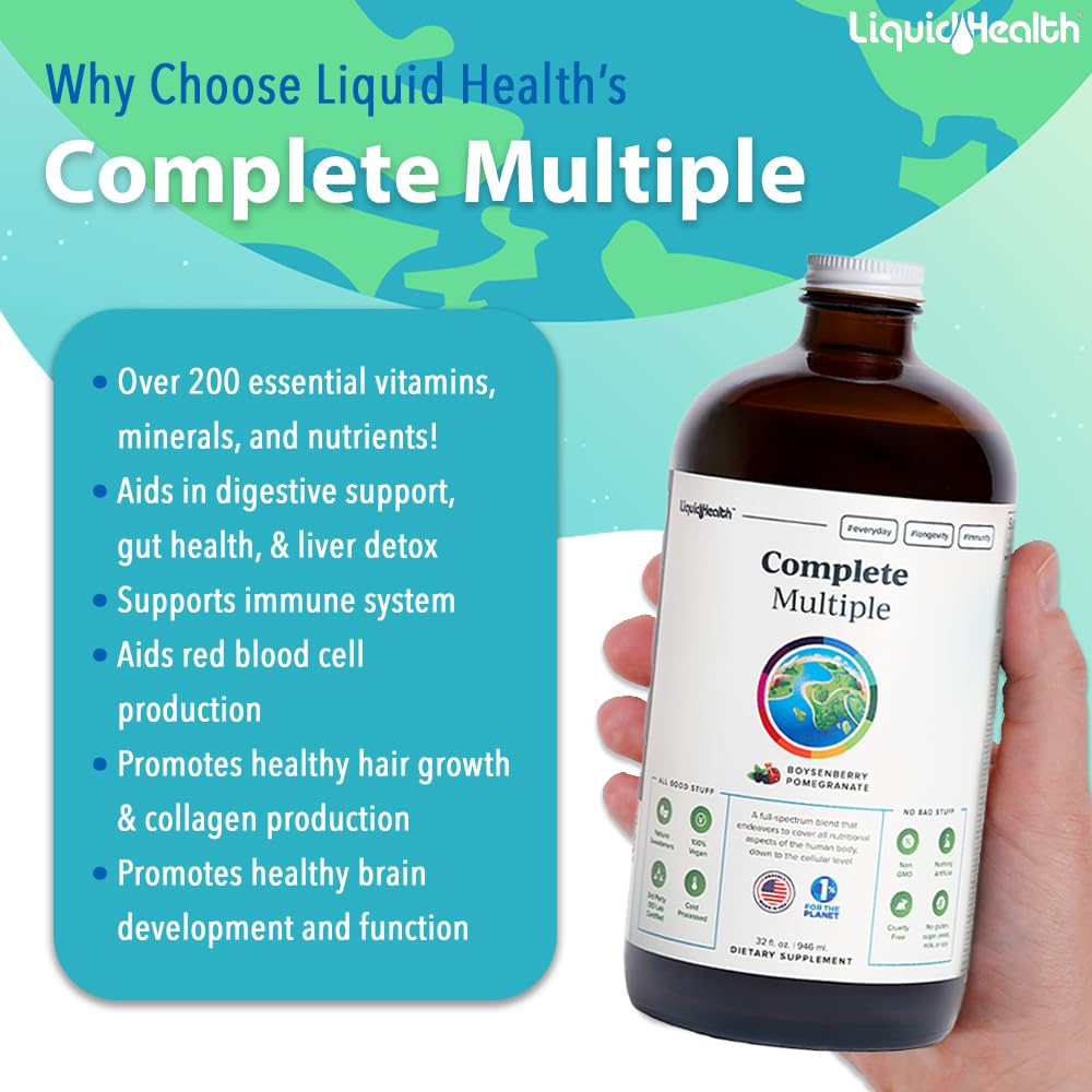 LIQUIDHEALTH 32 Oz Liquid Multivitamin for Adult Men & Women - Complete Multiple LIQUIDHEALTH Au supplements