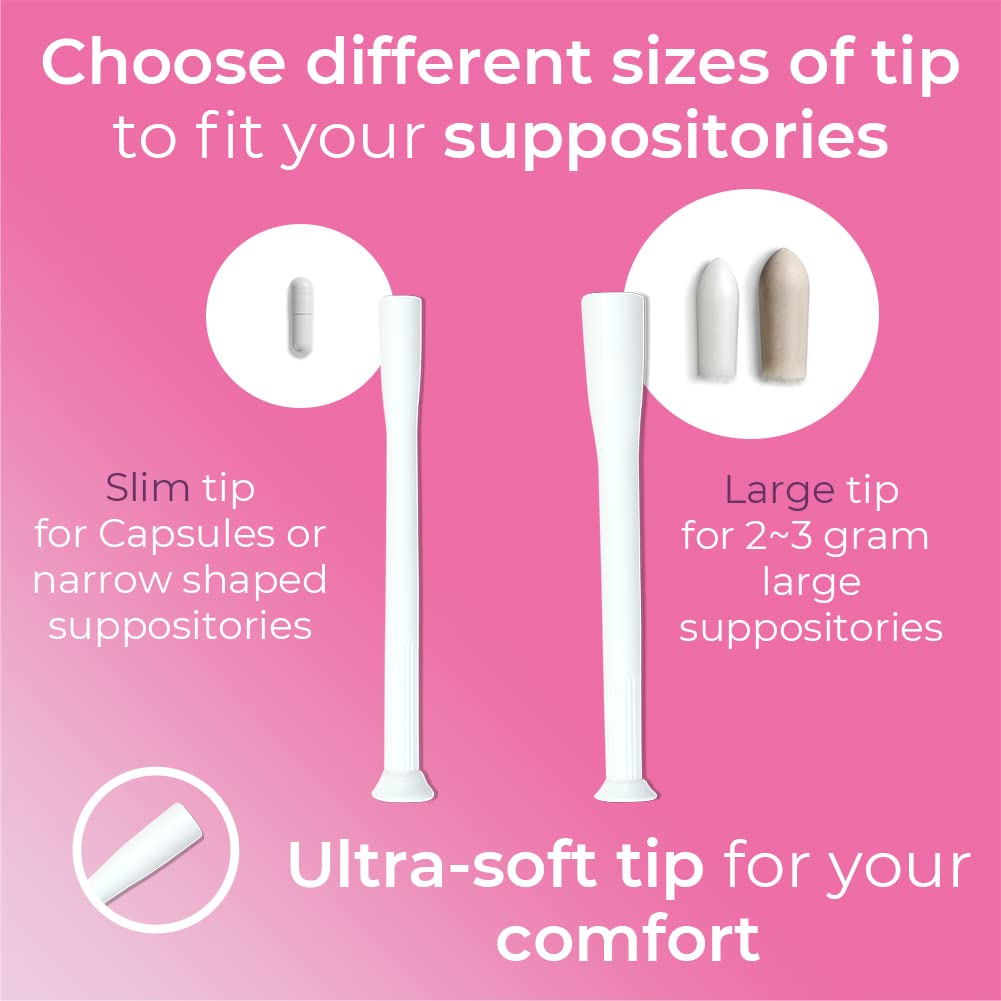 Natureland [10 Pack] Vaginal Suppository Applicators for Women, Soft Tip Auxiliary Tool for Pills Natureland Au supplements