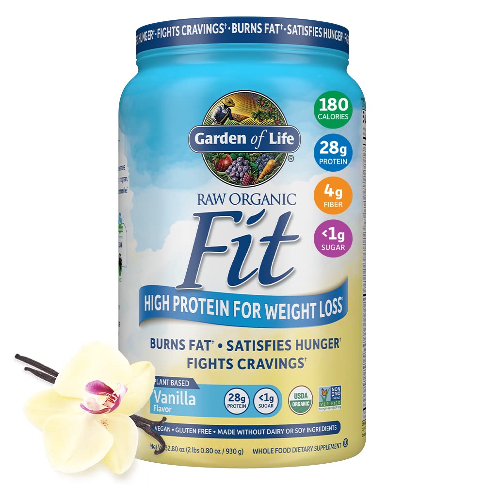 Garden of Life Raw Organic Fit Vegan Protein Powder Vanilla & Vegan Protein Powder Garden of Life Au supplements