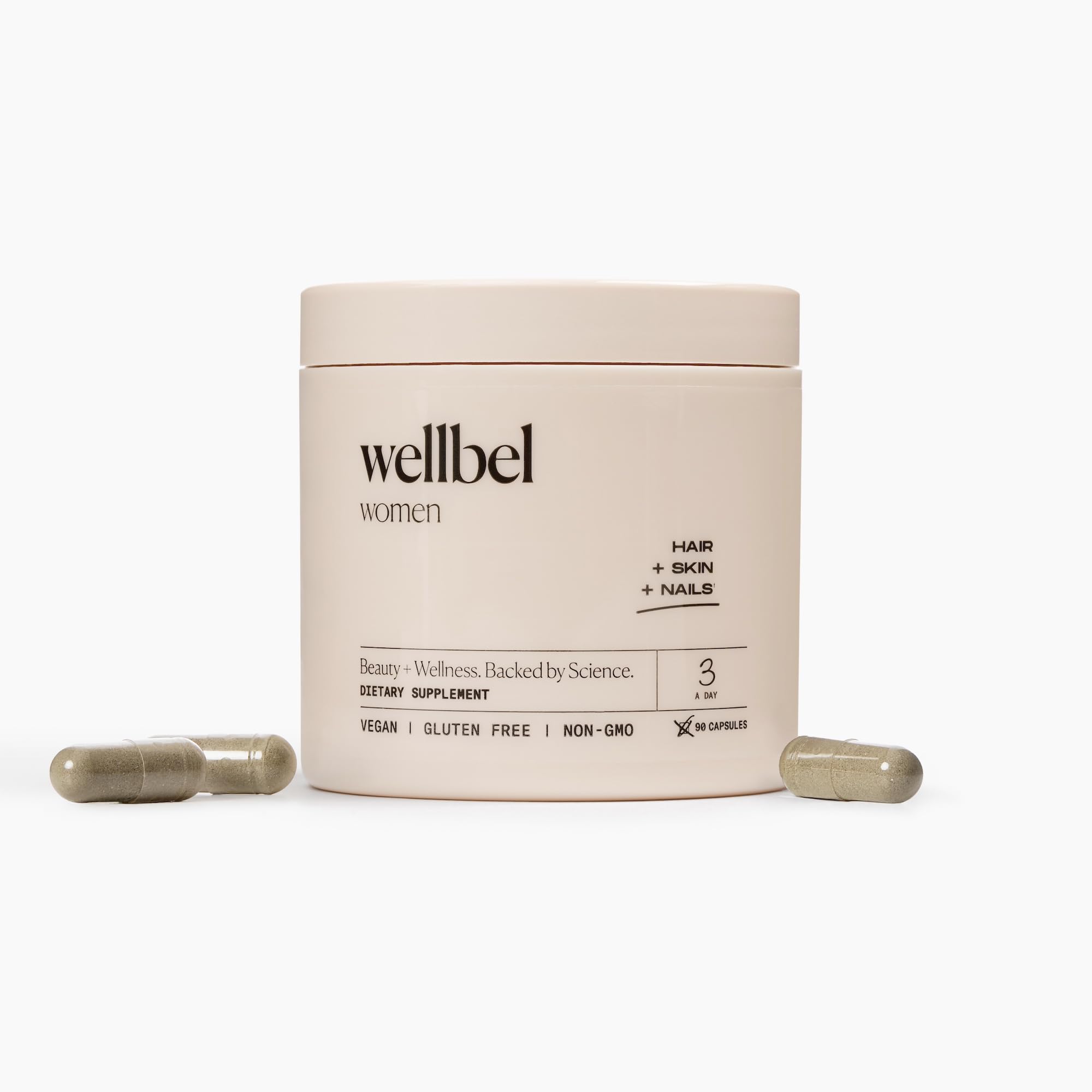 WELLBEL Women Clean Supplement for Hair, Skin, and Nails, Vegan, Gluten Free and Non GMO 90 Count WELLBEL Au supplements