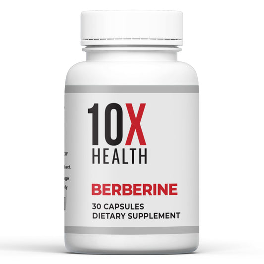 10X Health Berberine Supplement 500mg - Contains Dihydroberberine Supplement for Better Absorption - Supports Cardiovascular & Gut Health 10X Health SystemUS supplements