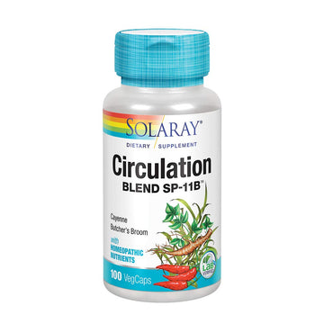 SOLARAY Circulation Blend SP-11B | Herbs & Cell Salt for Healthy Circulatory System Support | 50 Servings | 100 VegCaps SOLARAY Au supplements