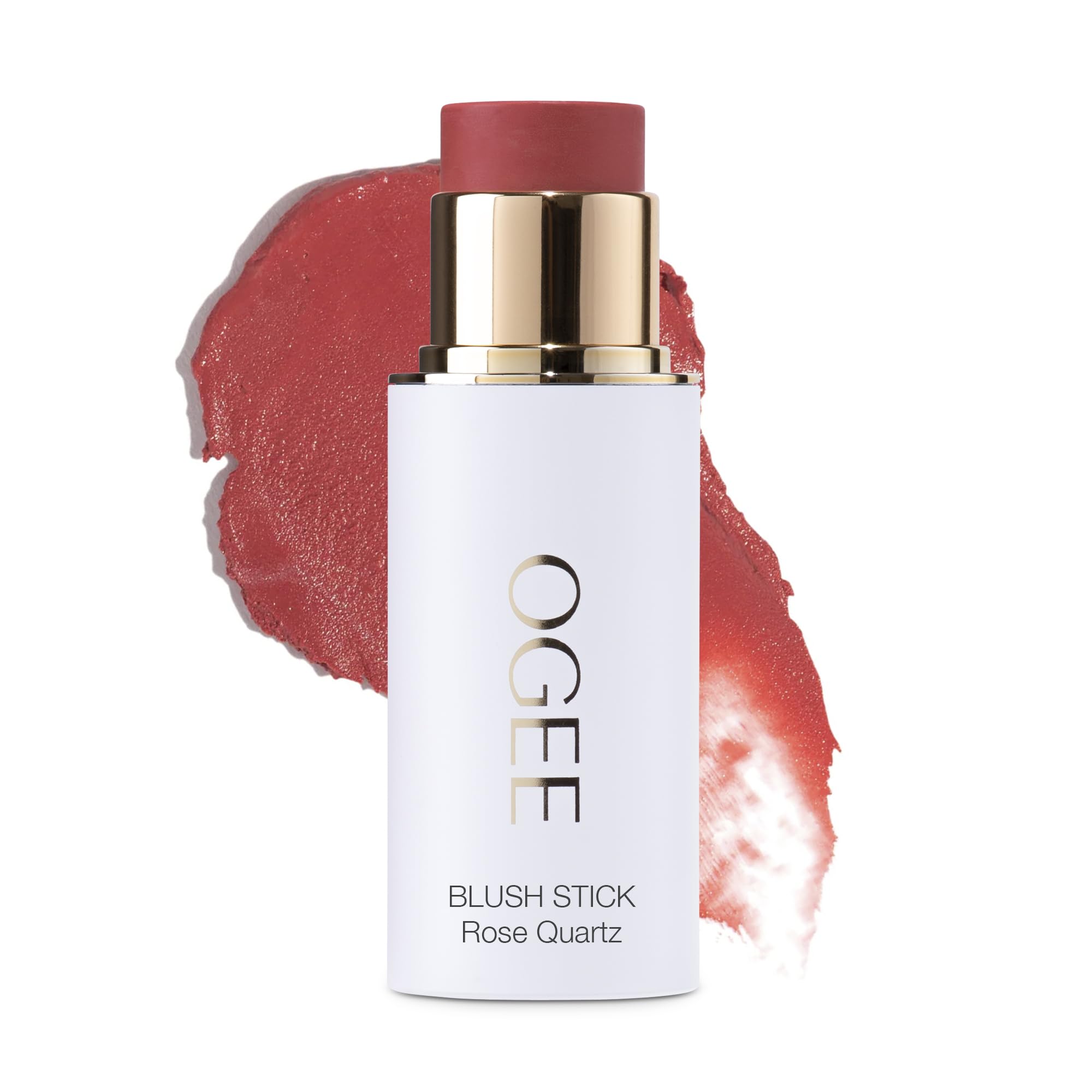 Ogee Sculpted Face Stick (ROSE QUARTZ - ROSE BLUSH) Certified Organic Blush Stick - Multi-Use Cream Blush Stick for Cheeks, Lips & Face Ogee Au supplements