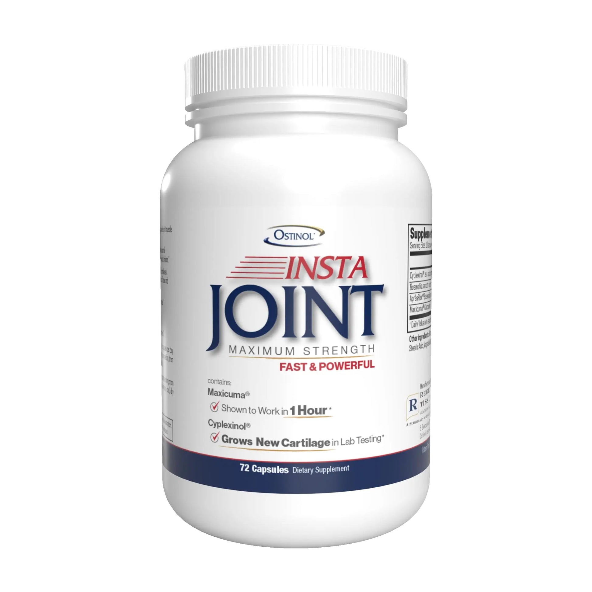 Ostinol Insta Joint Maximum Strength – Advanced Joint Support Capsules with Cyplexinol®, Maxicuma®, ApresFlex® & Boswellia – Supports Cartilage, Flexibility & Mobility – 72 Capsules ZYCAL Au supplements