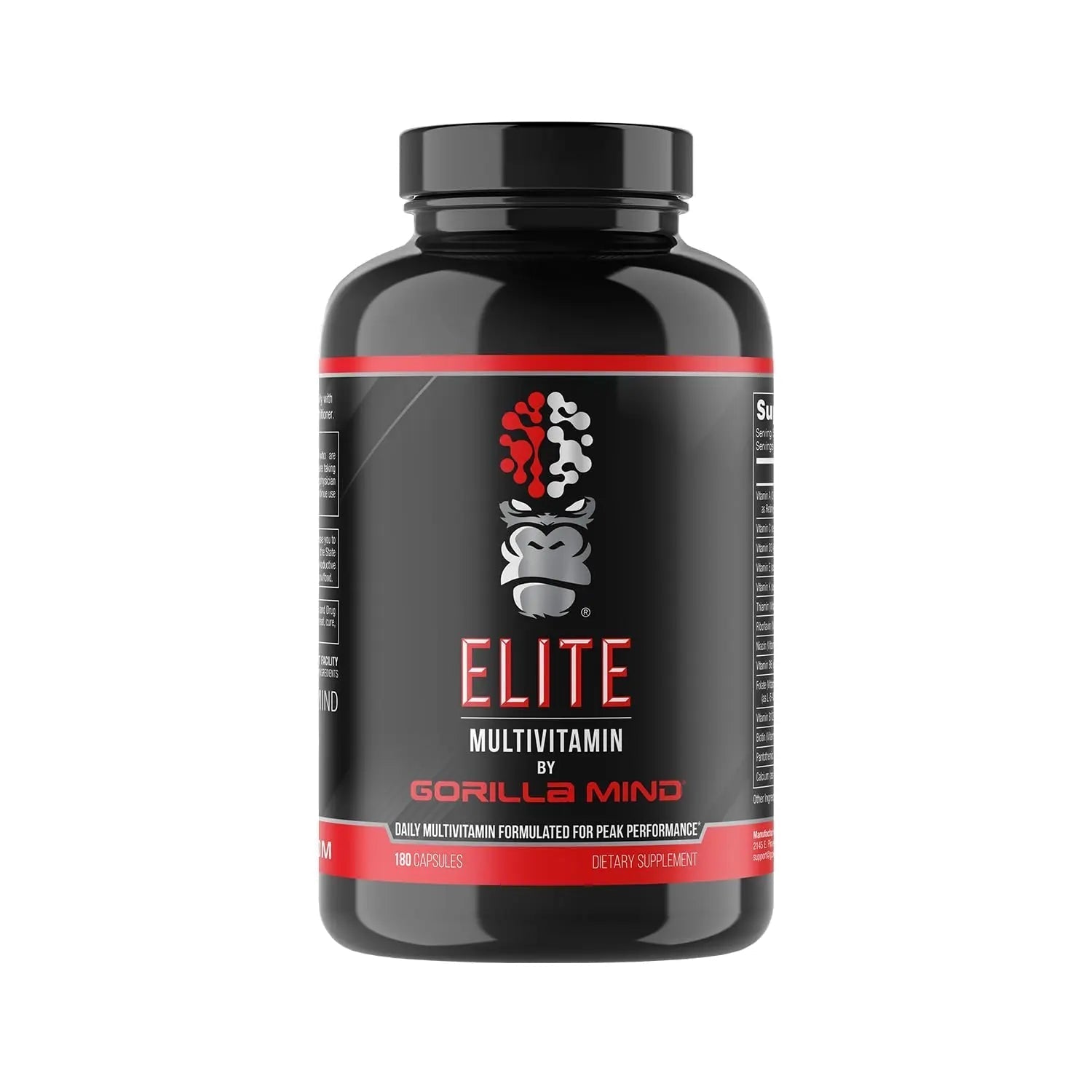 Gorilla Mind Elite Multi-Vitamin (180 Capsules) – Daily Multivitamin Formulated for Peak Performance | 27 Nutrients to Backfill Micronutrient Shortcomings Gorilla Mind Au supplements