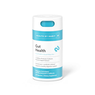 Health By Habit Gut Health Supplement (60 Capsules) - Contains 1.5 Billion probiotic Health By Habit Au supplements
