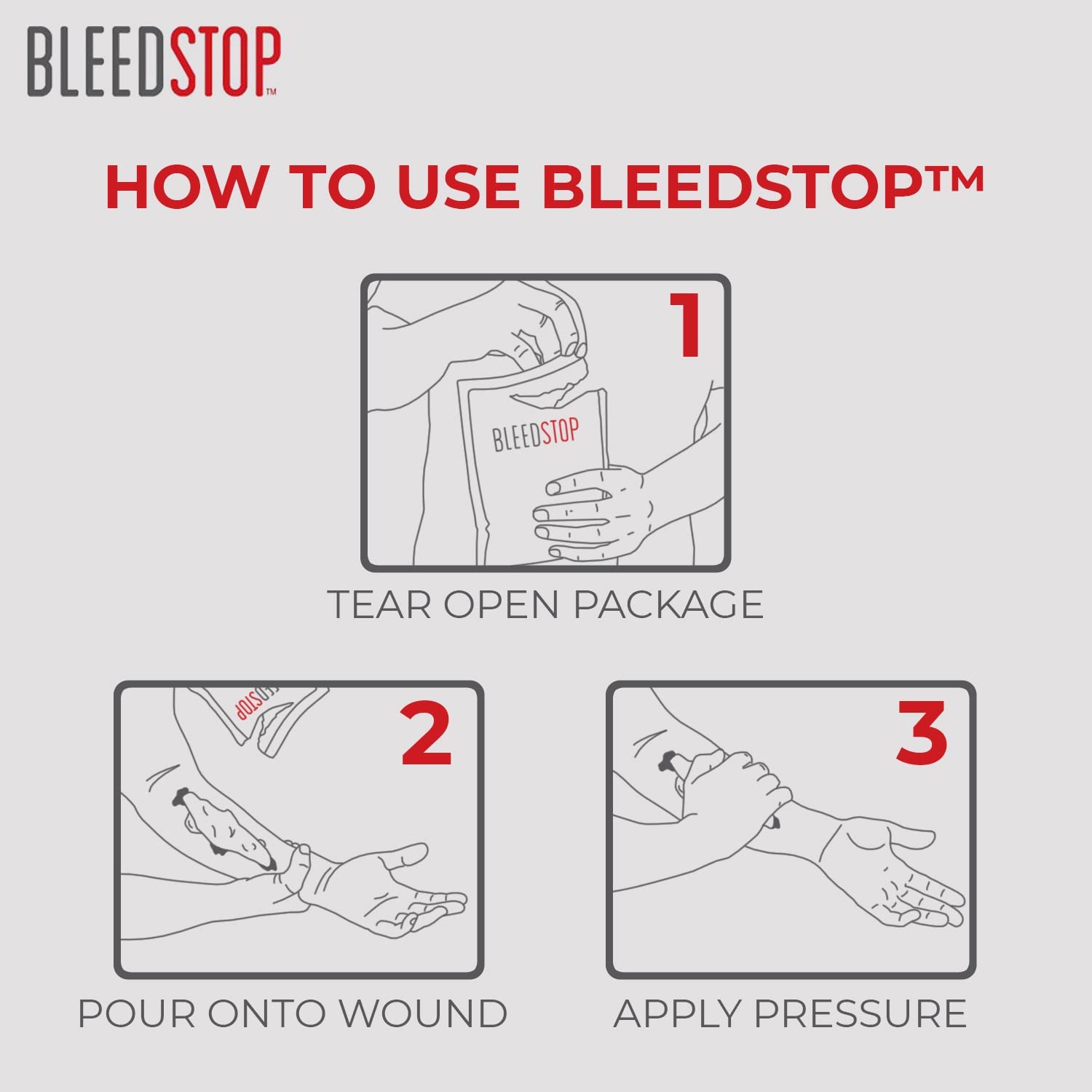 BleedStop™ First Aid Powder for Blood Clotting, Trauma Kit, Blood Thinner BleedStop Au supplements