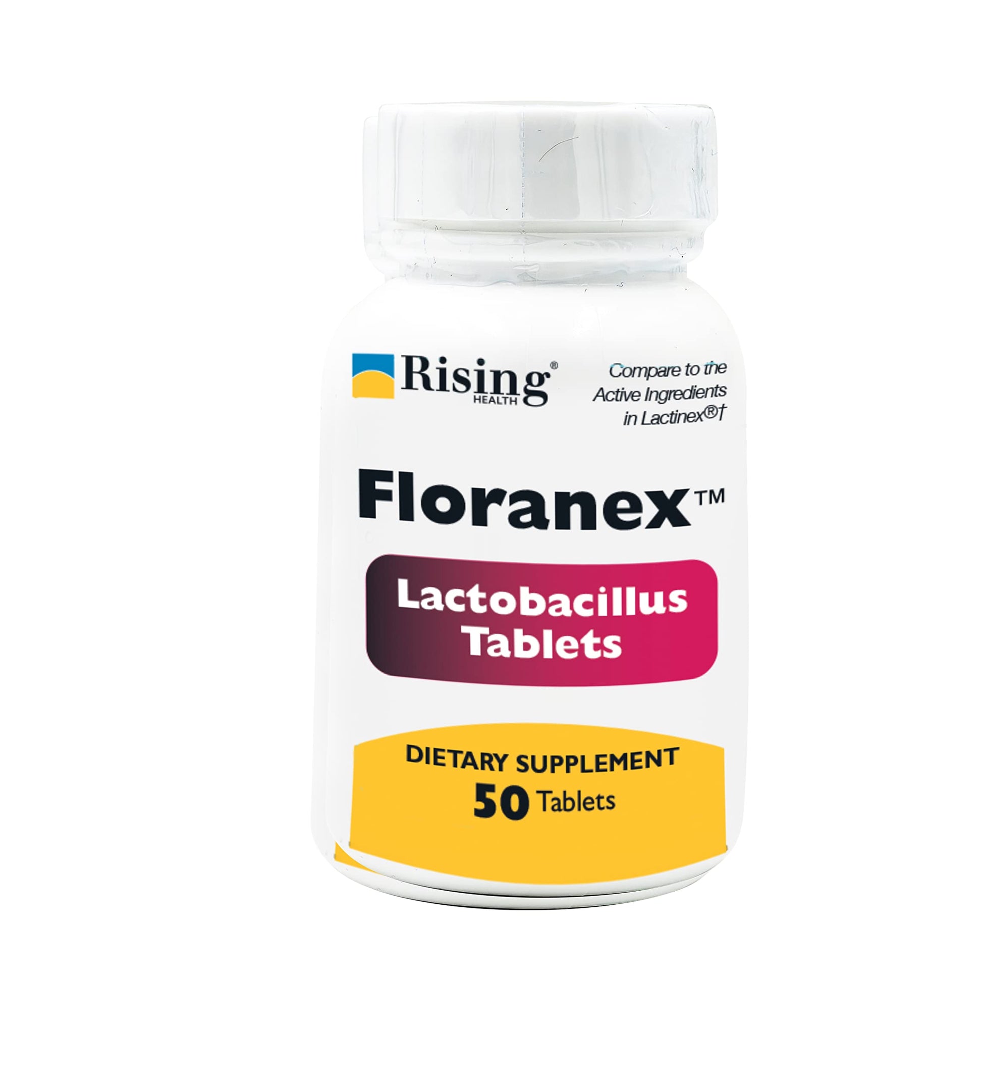 Rising Health - Floranex Tablets - Lactobacillus Probiotic Dietary Supplements - 50 Tablets Rising Au supplements