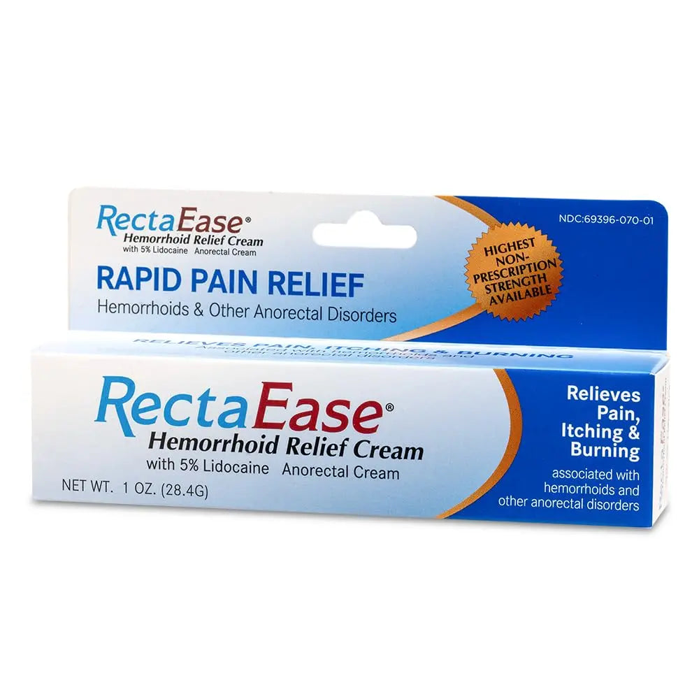 Globe RectaEase 5% Lidocaine (3 Pack) Hemorrhoid Relief Cream 1 oz Tube, Anorectal Cream, Rapid Numbing Relief, Hemorrhoid Treatment from Itch and Burn Globe Au supplements