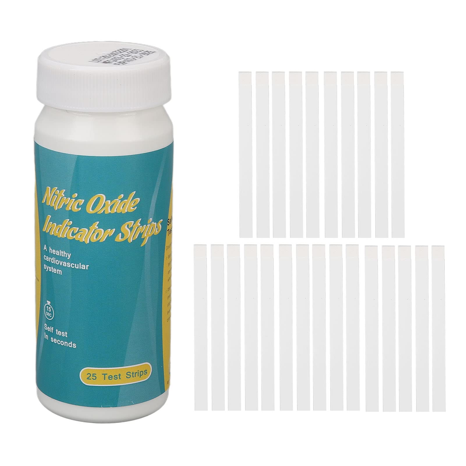 Body Nitric Oxide Test Strips, Fast Results Nitric Oxide Test Strips Highly Accurate 25 Strips DAUERHAFT Au supplements