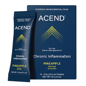 ACEND Advanced Inflammatory Support Powdered Drink Mix | Evidence-Based Polyphenols + Prebiotic Fiber + Probiotics | D3+K2, Minerals & Electrolytes | Non-GMO ACEND Au supplements