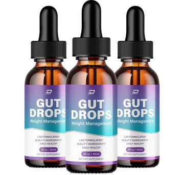 Indelo Gut Drops Healthy Formula – GutDrops All Natural Healthy Levels - Extra Strength Liquid, Reviews (3 Pack – 3 Month Supply) Indelo Au supplements