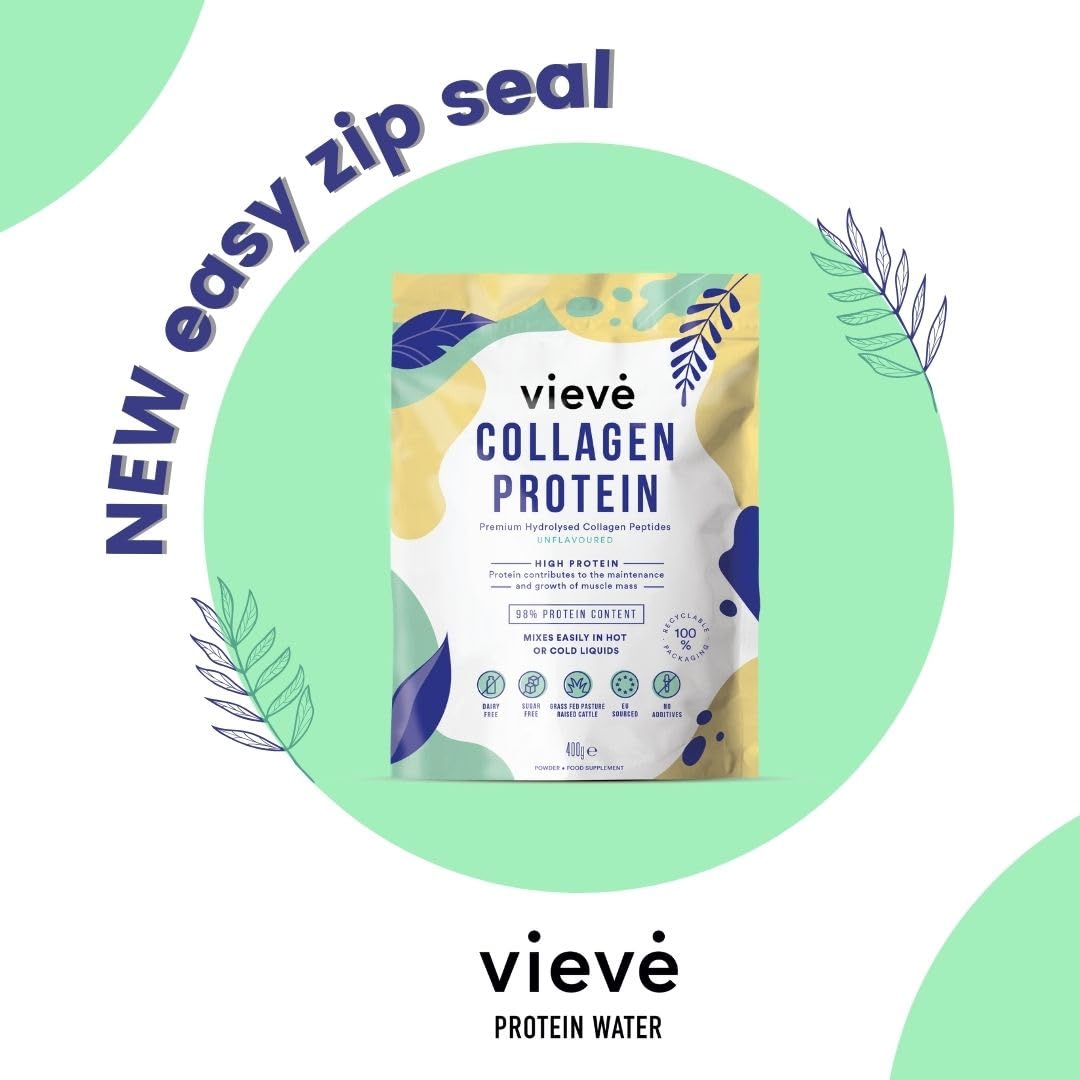 Vieve Collagen Protein Powder - Hydrolysed Bovine Peptides - Diet Support Supplement for Skin, Hair, Nail Vieve Au supplements