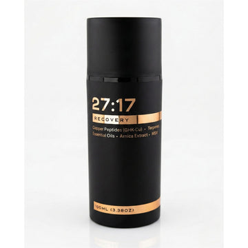 27:17 Recovery - Joint and Muscle Recovery Cream with Copper Peptide (GHK-Cu), Arnica and MSM - Fast-Absorbing Lotion for Post-Workout and Daily Recovery - Non-Greasy, Made in USA (3.38 fl oz / 100ml) 27:17 Au supplements