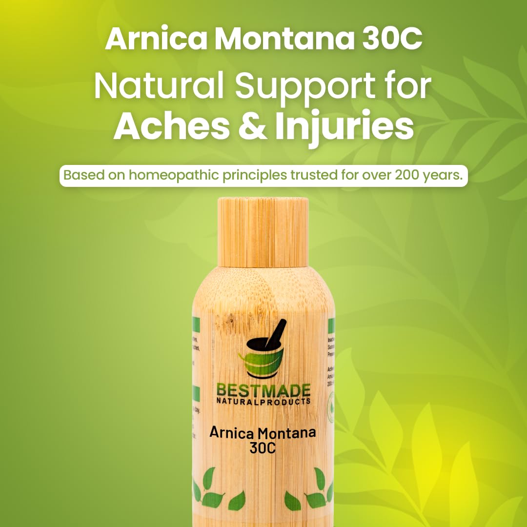 Bestmade Natural Products Arnica Montana 30C - Muscle Recovery, Soreness Relief, Pain Aid, and Holistic Wellness Support, 140 Pellets Bestmade Naturalproducts.com Au supplements